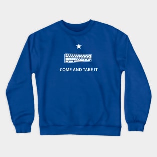 The Keyboard is Mightier than the Cannon Crewneck Sweatshirt